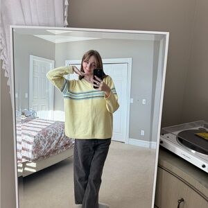 Vintage yellow striped sweater
